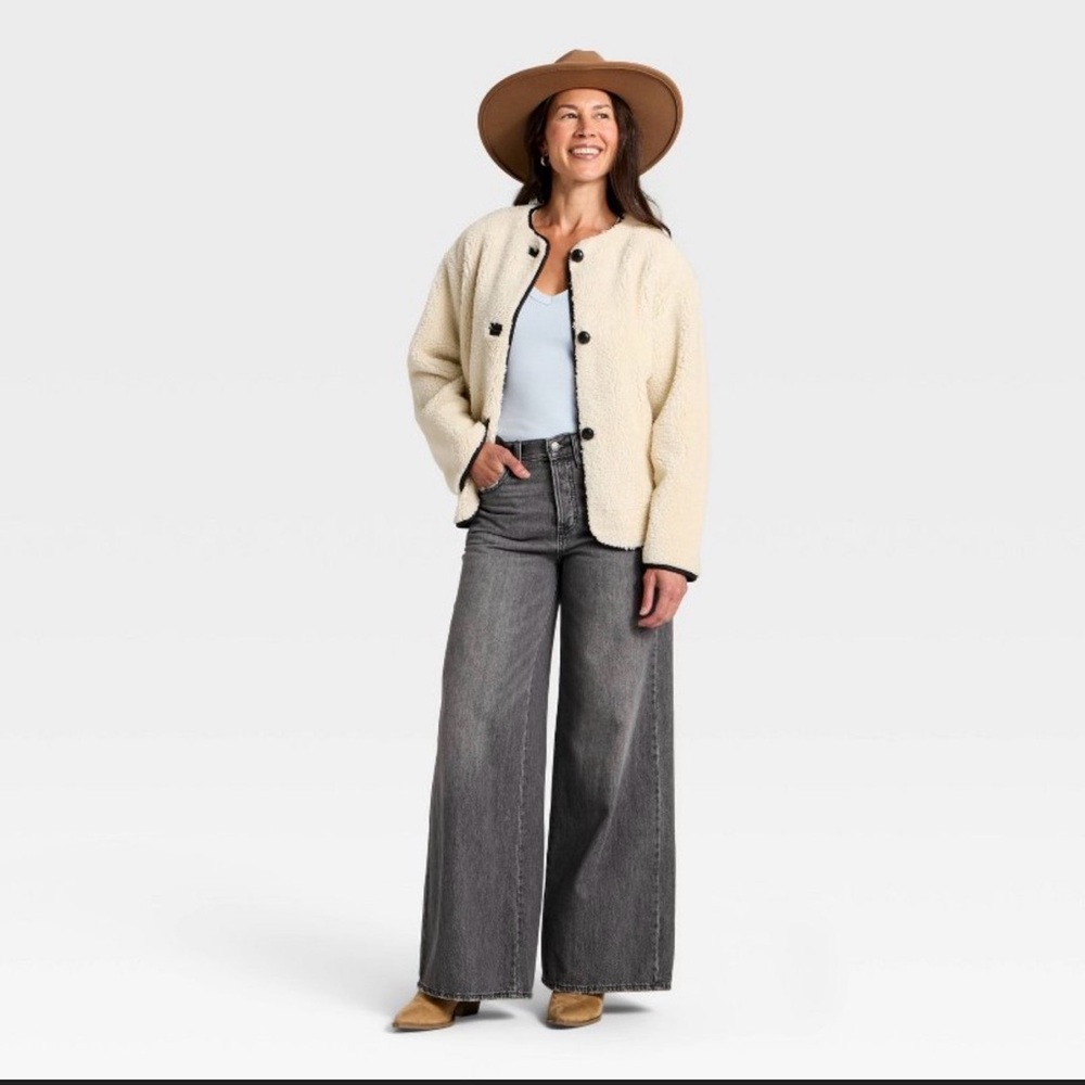 Women's Faux Sherling Coat - Universal Thread
